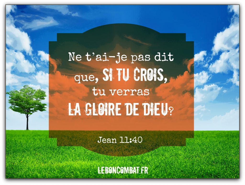 Dieu est passionné par sa gloire